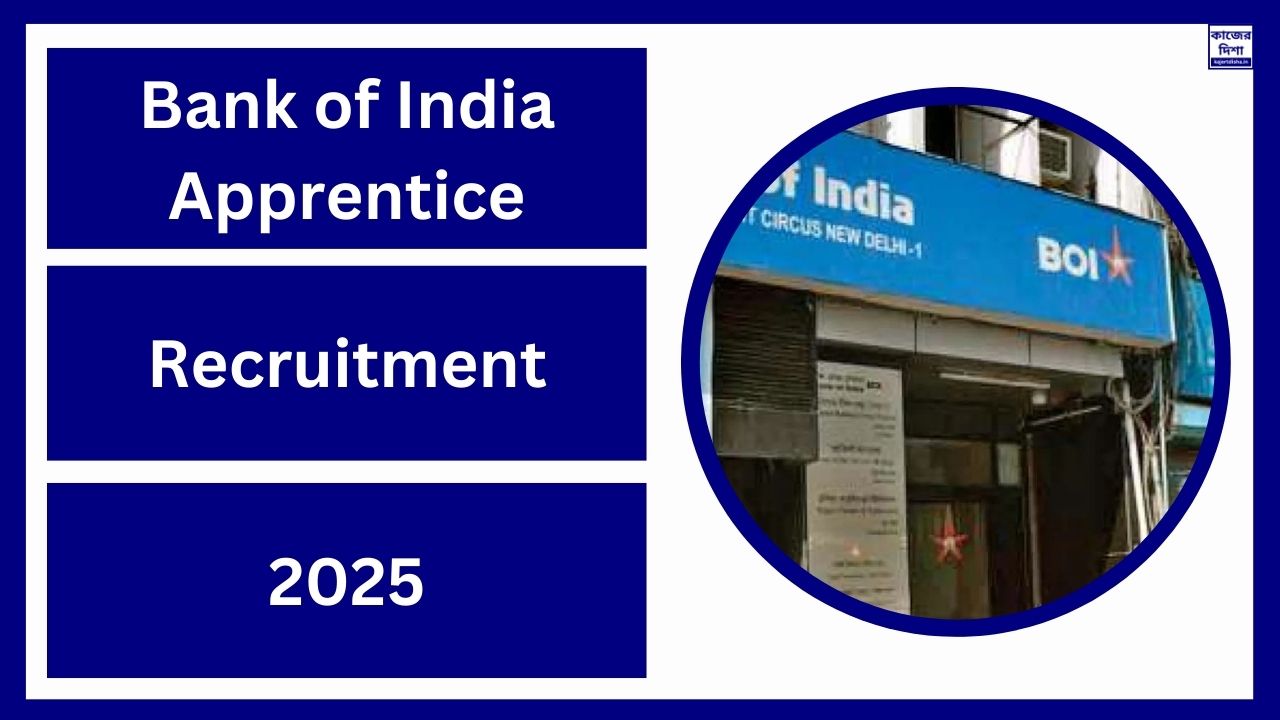 Bank of India Apprentice Recruitment 2025